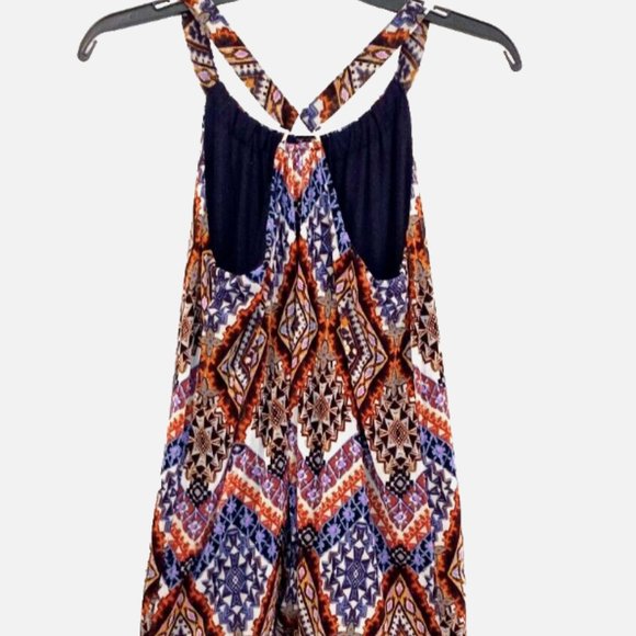 Women's Tank Top Sz Small Racer-back Lined Fair Isle - Picture 3 of 11